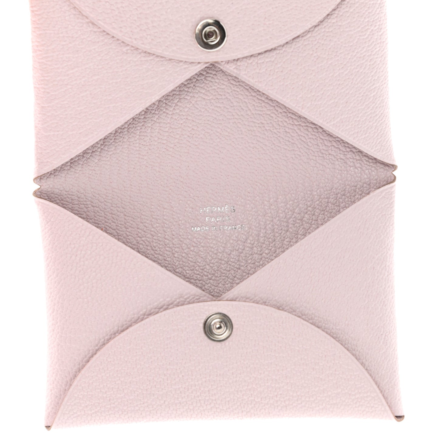 Chevre Mysore Calvi Card Case Mauve Pale