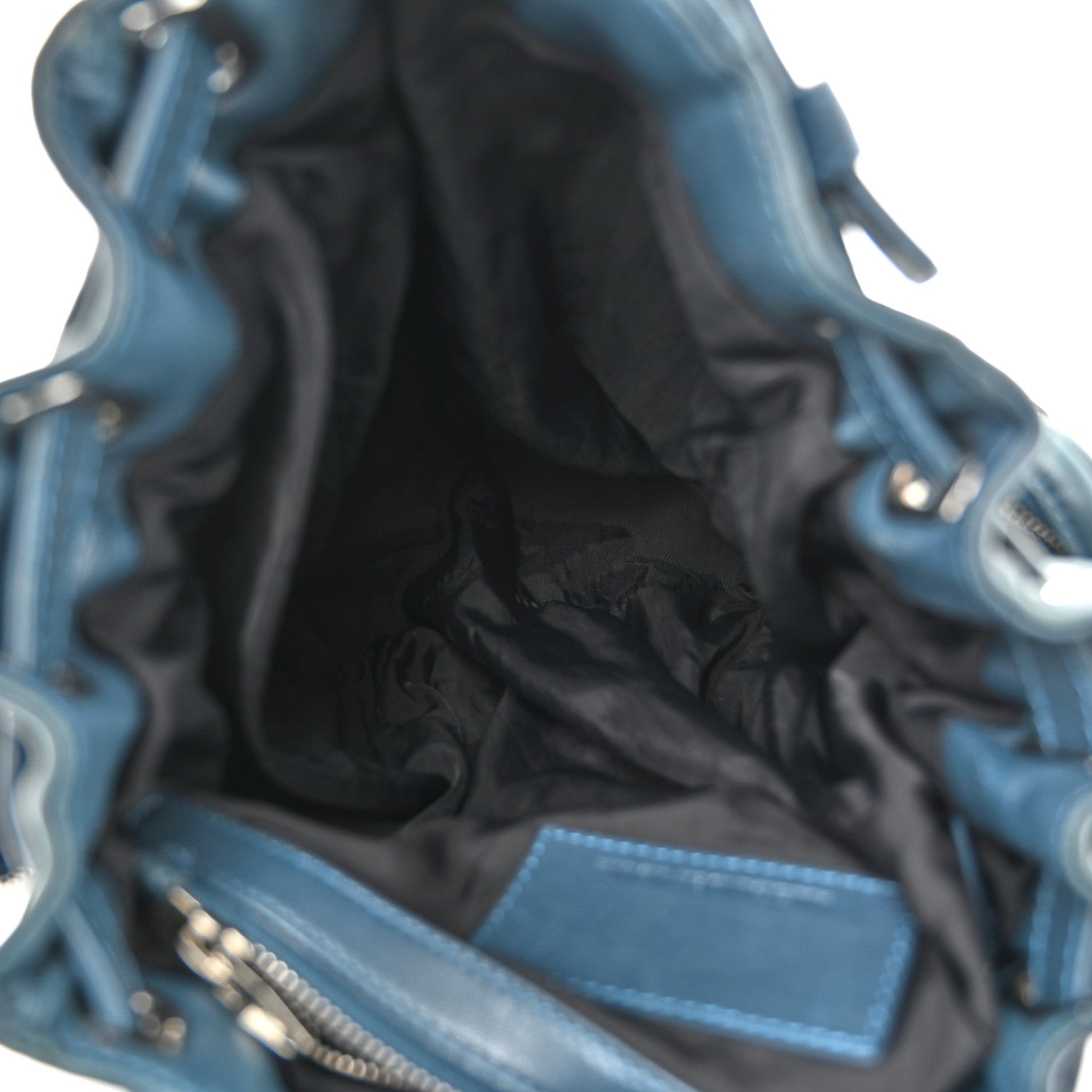 Alexander Wang Lambskin Mini Marti Backpack Petrol Rhodium Hardware 5 of 9