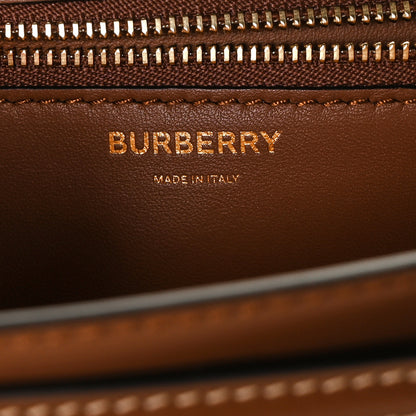 Burberry Canvas Calfskin Small TB Bag Natural 6 of 13