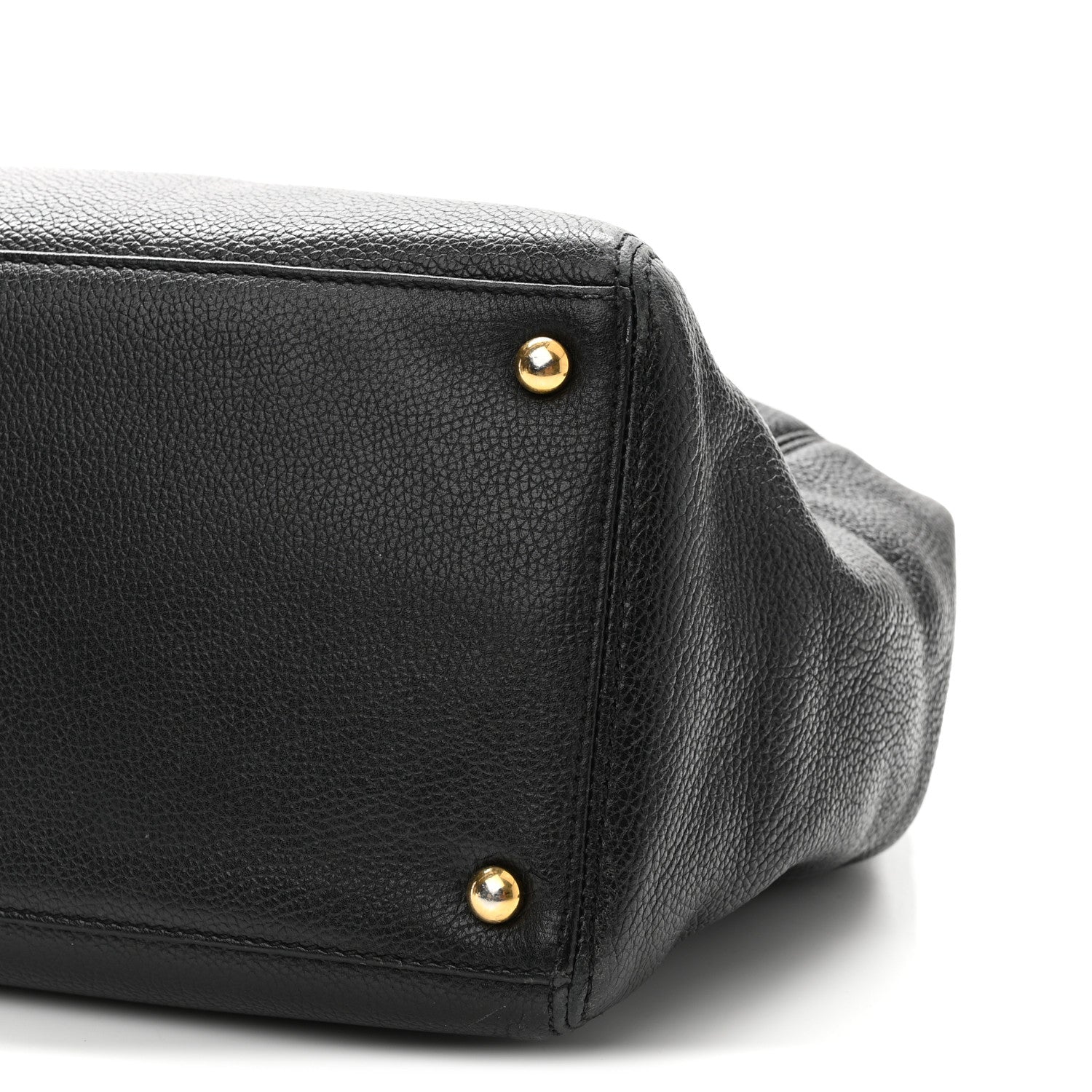 Chanel Calfskin Cerf Executive Shopper Tote Black 10 of 13