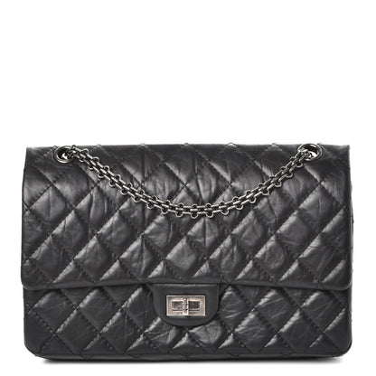 Chanel Aged Calfskin Quilted 2.55 Reissue 226 Flap Black 1 of 10