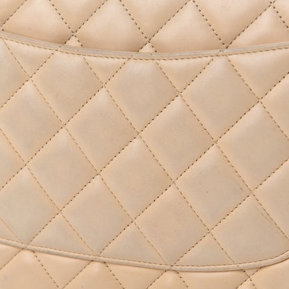 Chanel Lambskin Quilted Jumbo Double Flap Beige Clair 16 of 18