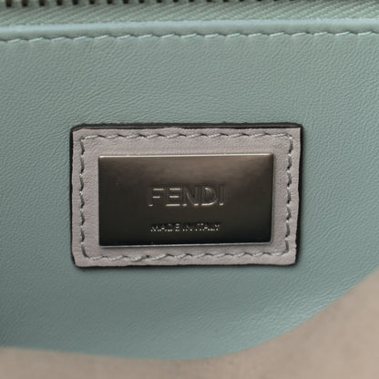 Fendi Vitello Dolce Shiny Nappa Large Peekaboo Iconic Satchel Grey 7 of 13