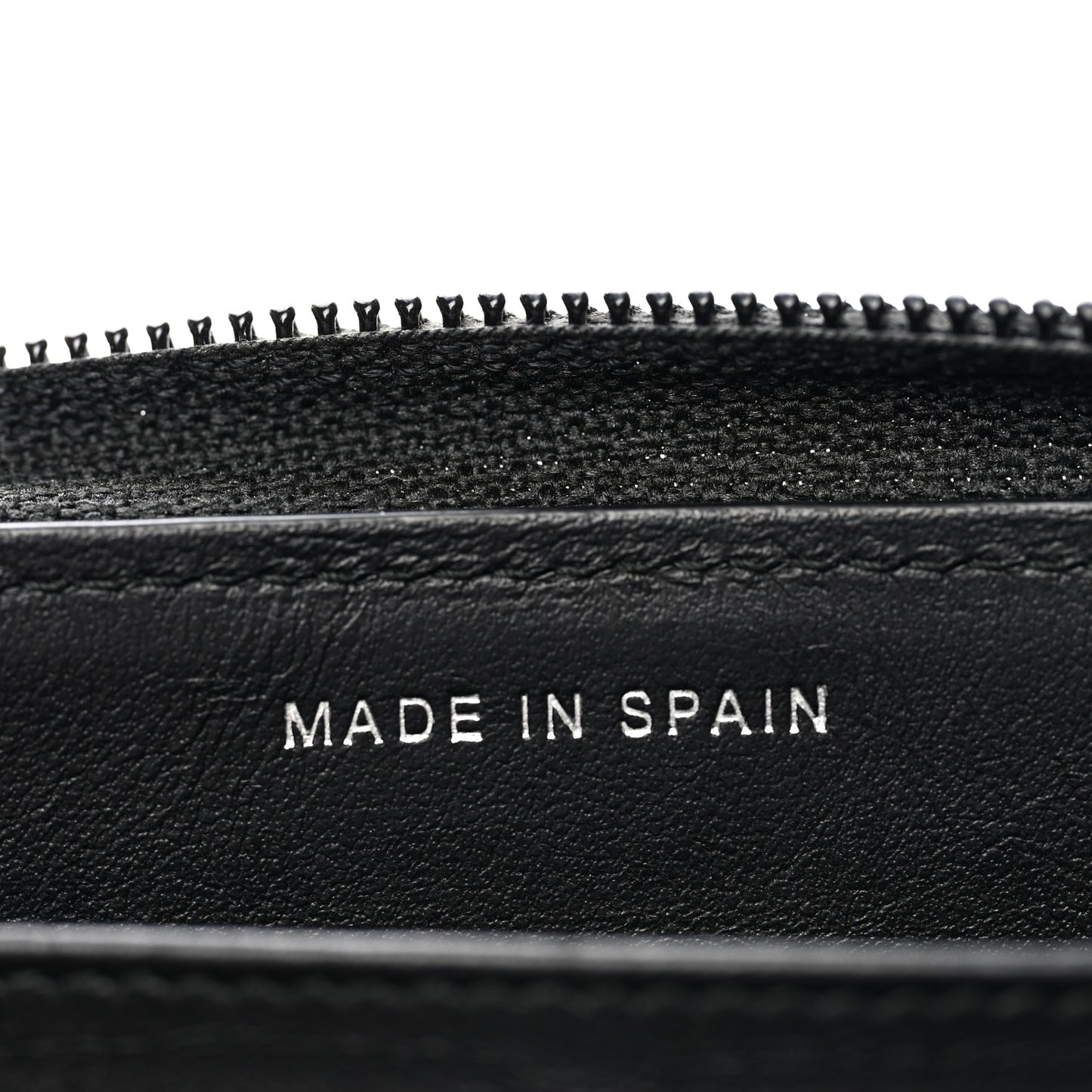 Caviar Chevron Quilted Zip Around Boy Wallet Black