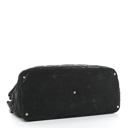 Chanel Iridescent Calfskin Stitched CC Shopping Tote Black 4 of 15