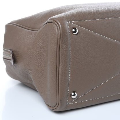 Hermes Taurillon Clemence Victoria II 35 Etoupe 7 of 11