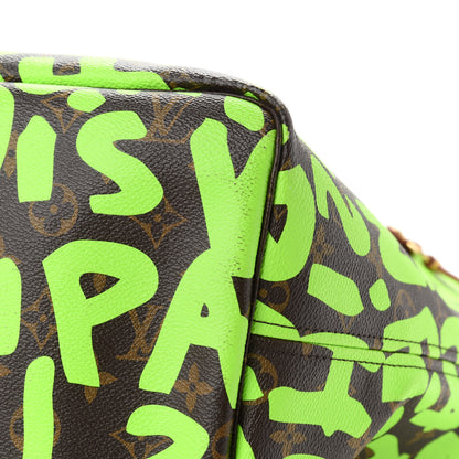 Louis Vuitton Monogram Graffiti Neverfull GM Green 10 of 12