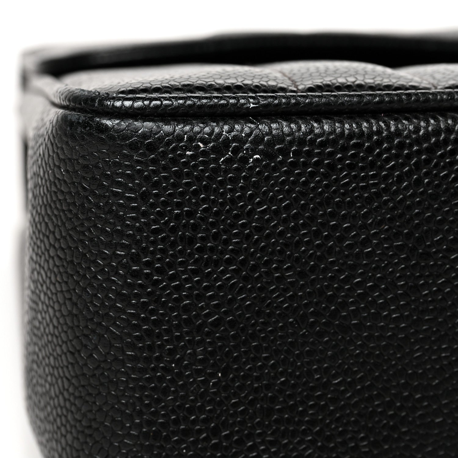 Chanel Caviar Vertical Quilted Jumbo Single Flap Black 10 of 10