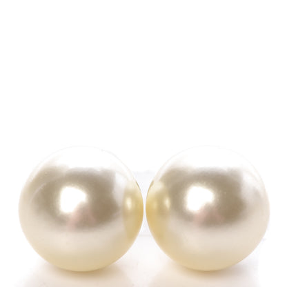 Christian Dior Pearl Mise En Dior Tribal Earrings 5 of 5