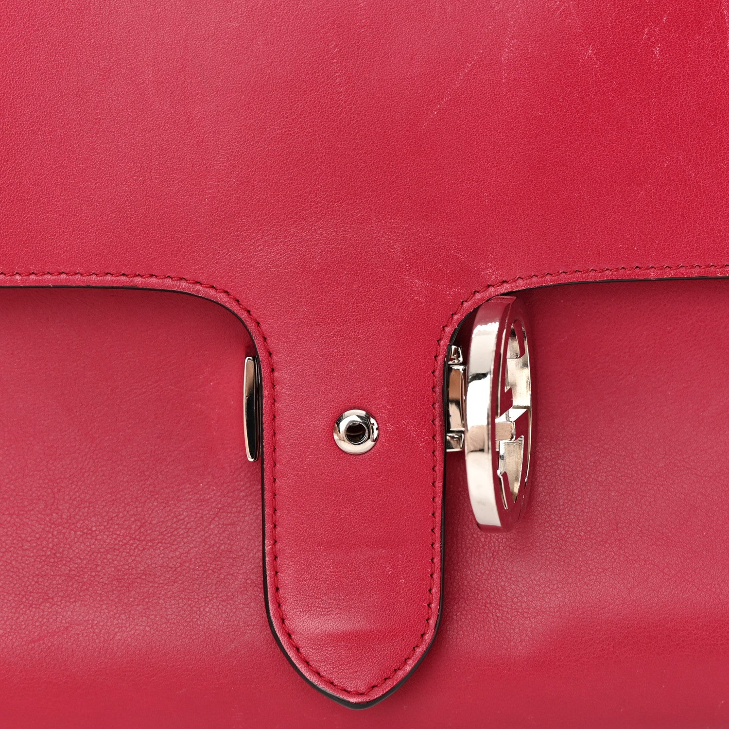Gucci Moon Calfskin Medium Interlocking G Shoulder Bag Petunia 16 of 21