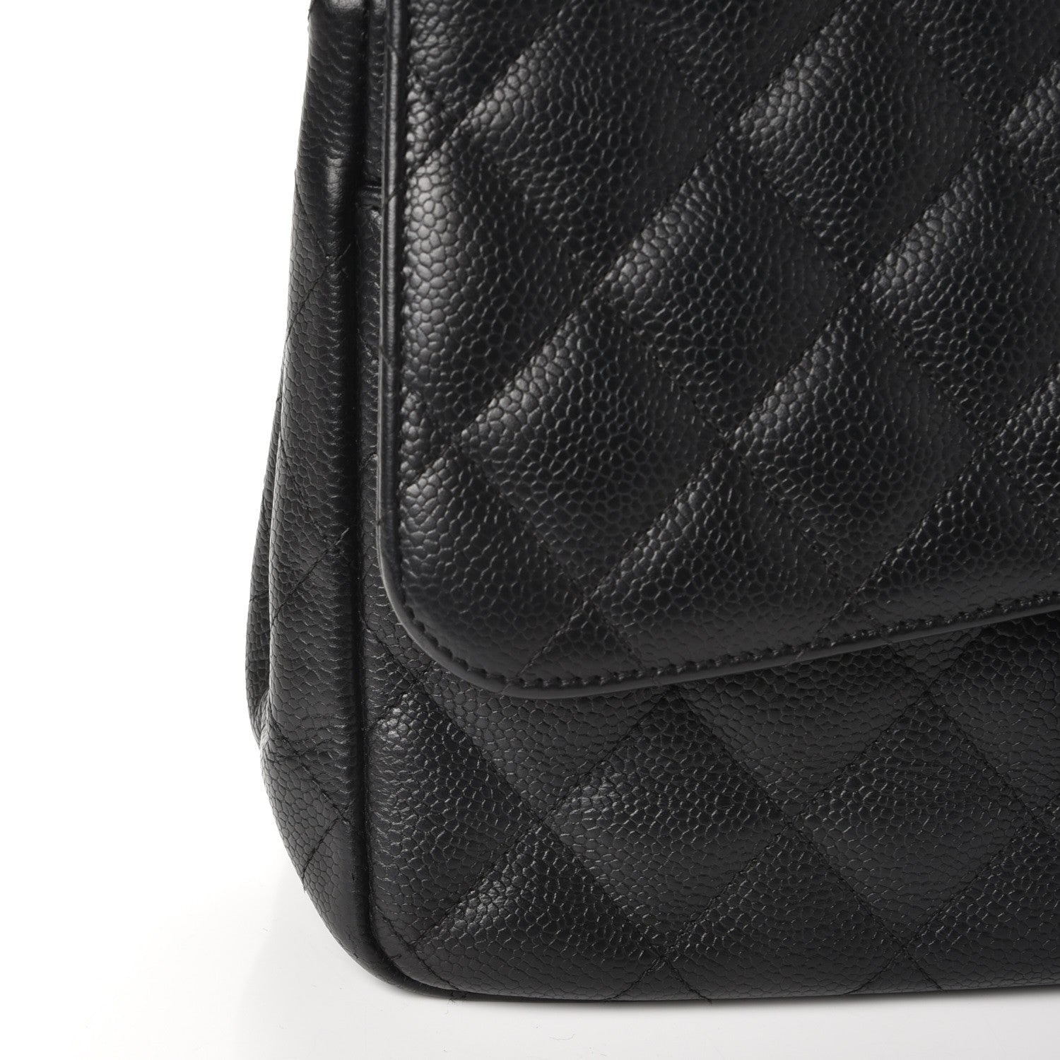 Chanel Caviar Quilted Jumbo Double Flap Black 11 of 11
