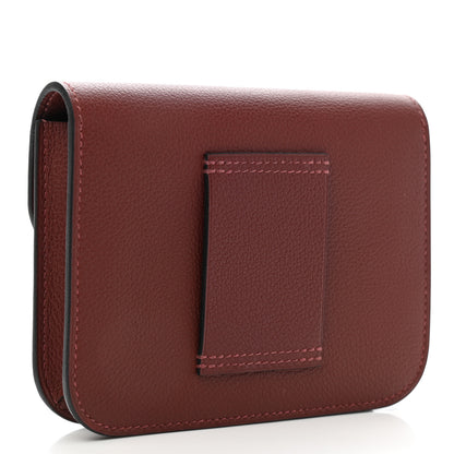Hermes Evercolor Constance Slim Wallet Rouge H 4 of 9