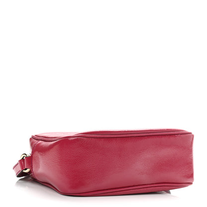 Gucci Soft Patent Small Soho Disco Bag Bright Bougainvillea 4 of 11