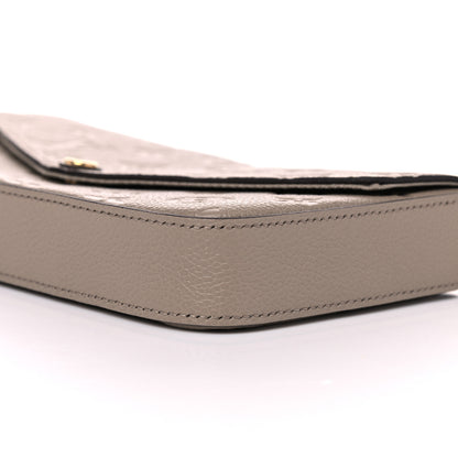Louis Vuitton Empreinte Pochette Felicie Chain Wallet Tourterelle 8 of 9