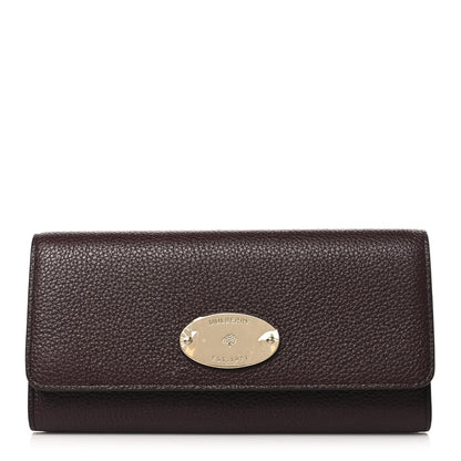 Mulberry Heavy Grain Calfskin Continental Wallet Oxblood 1 of 7