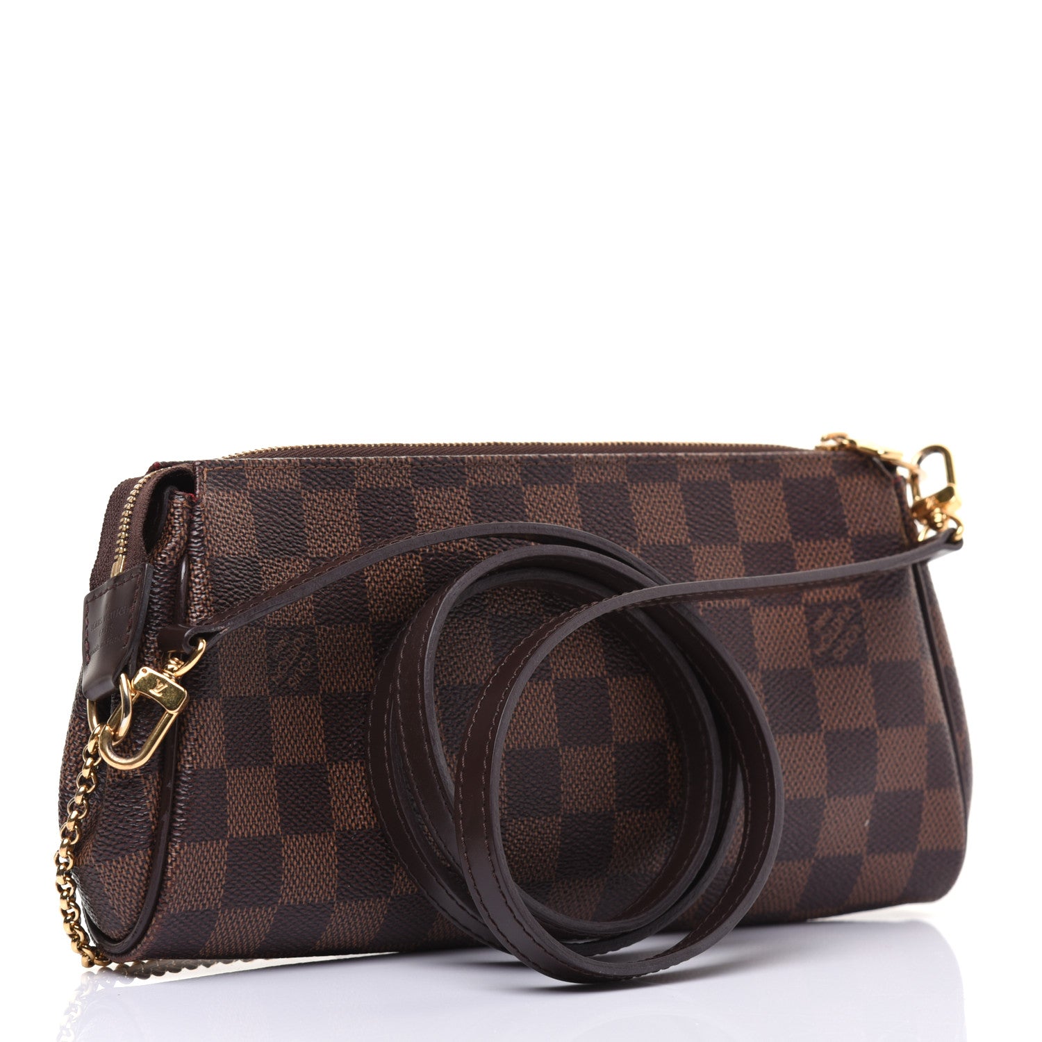 Louis Vuitton Damier Ebene Eva Clutch 3 of 15