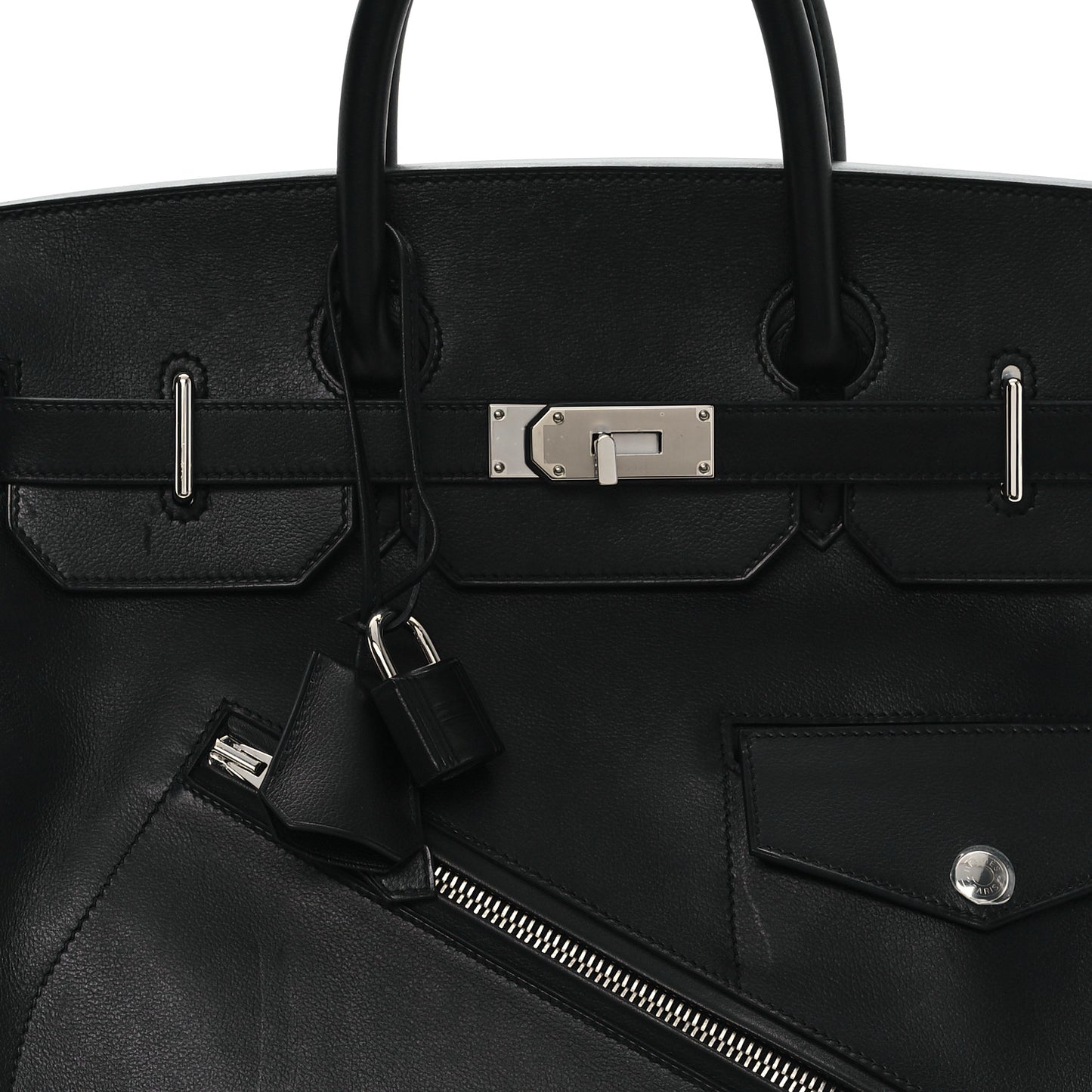 Veau Volupto Rock HAC Birkin 40 Black