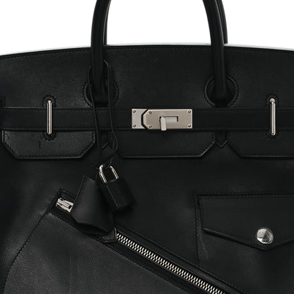 Hermes Veau Volupto Rock HAC Birkin 40 Black 8 of 13