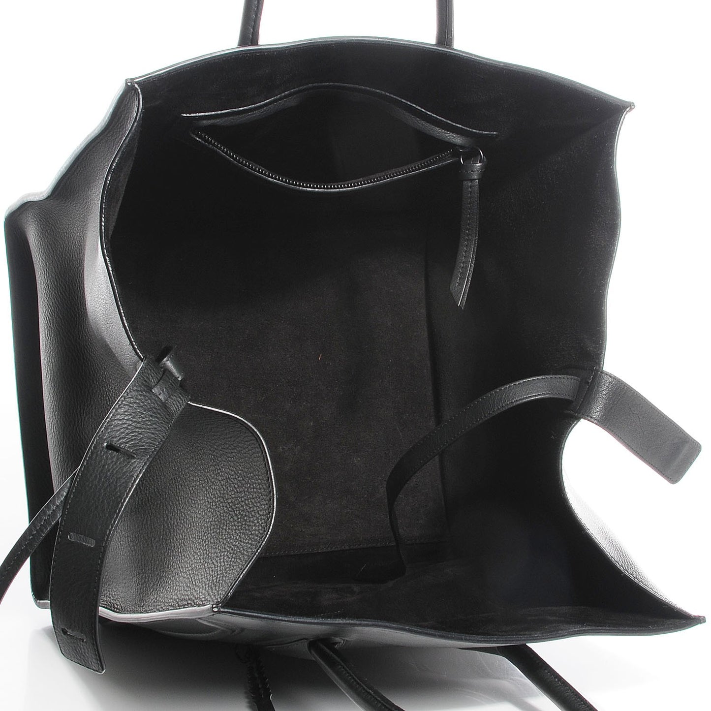 Supple Calfskin Medium Phantom Luggage Black