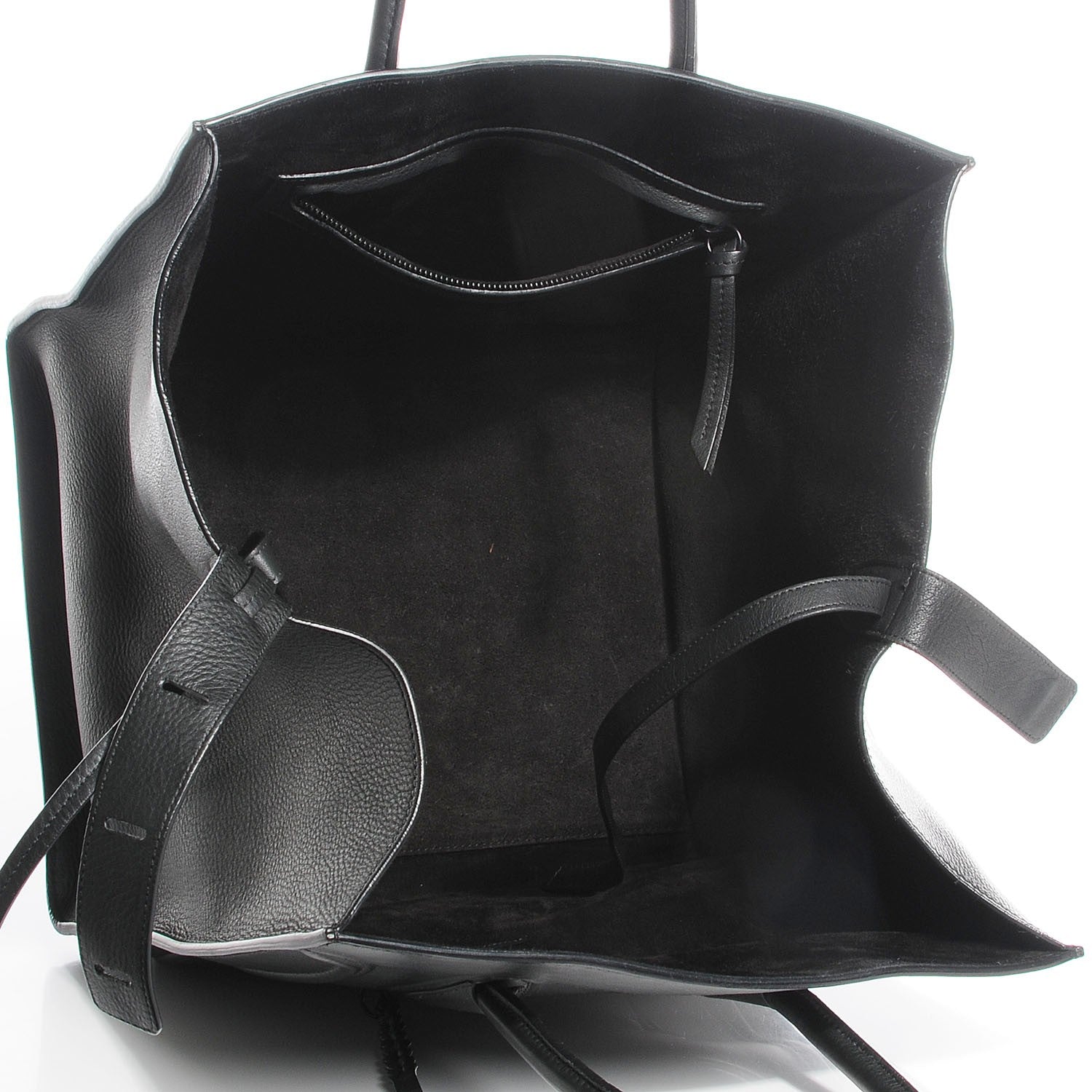 Celine Supple Calfskin Medium Phantom Luggage Black 5 of 8