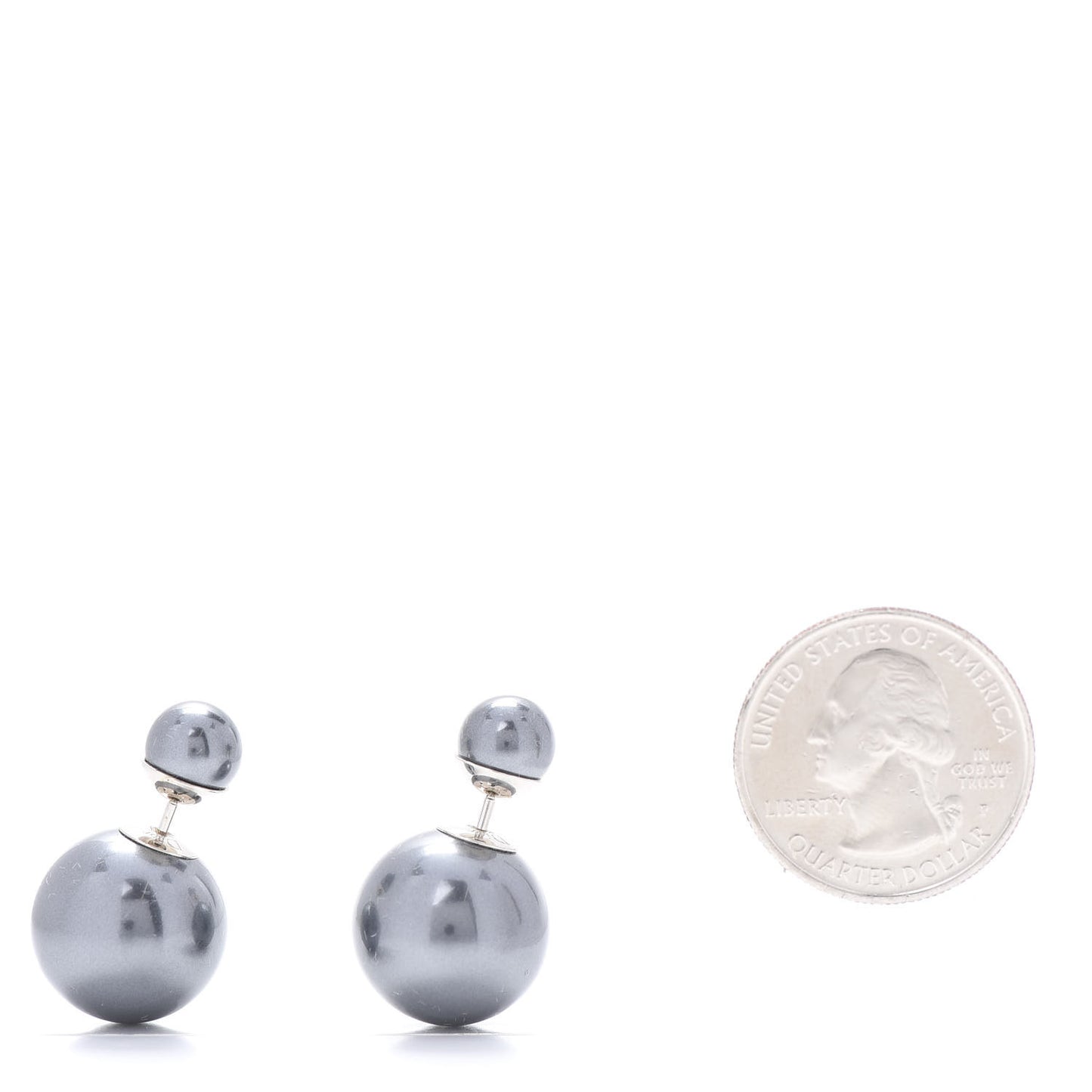 Mise En Dior Tribal Earrings Grey