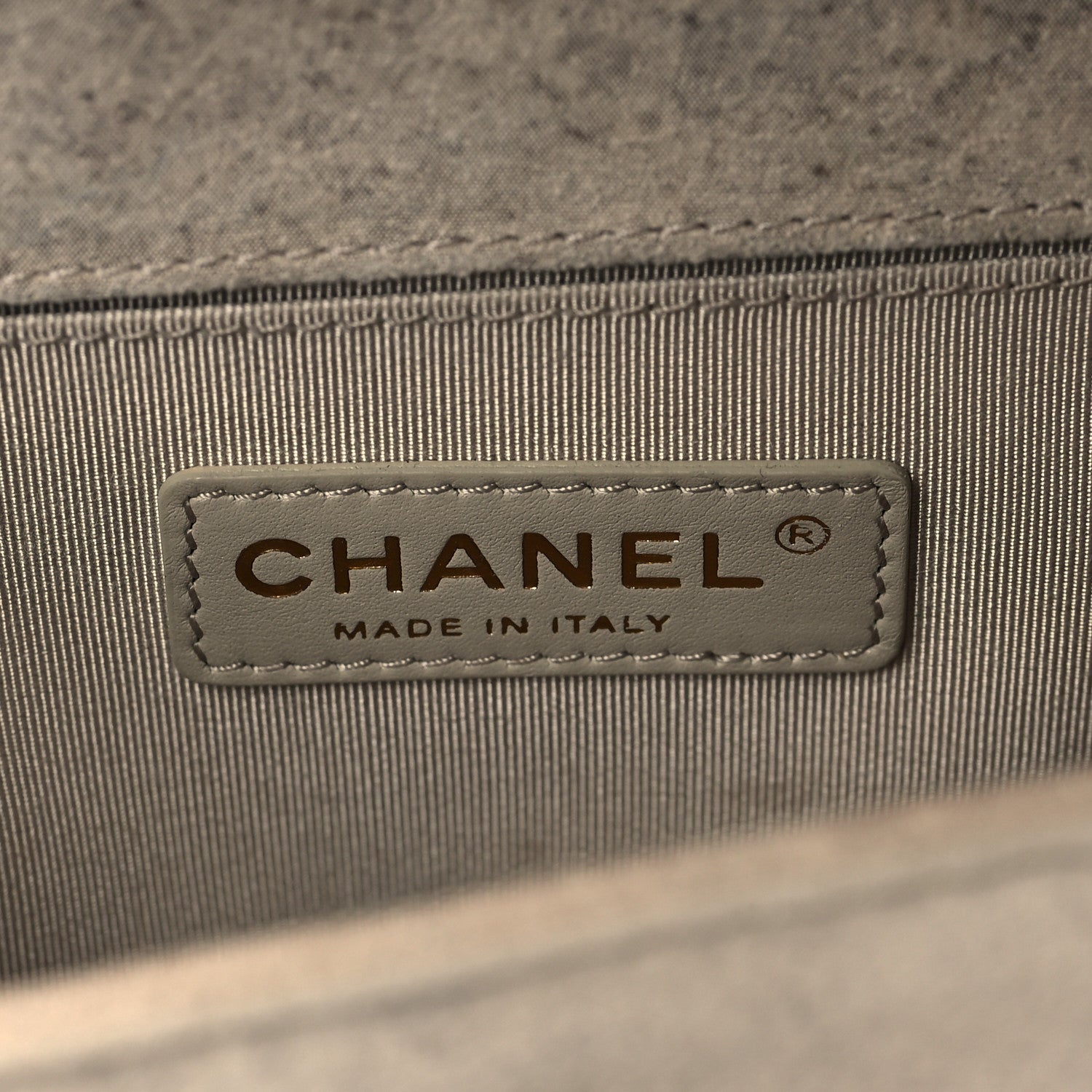 Chanel Iridescent Calfskin Quilted Medium Boy Flap Beige 5 of 11