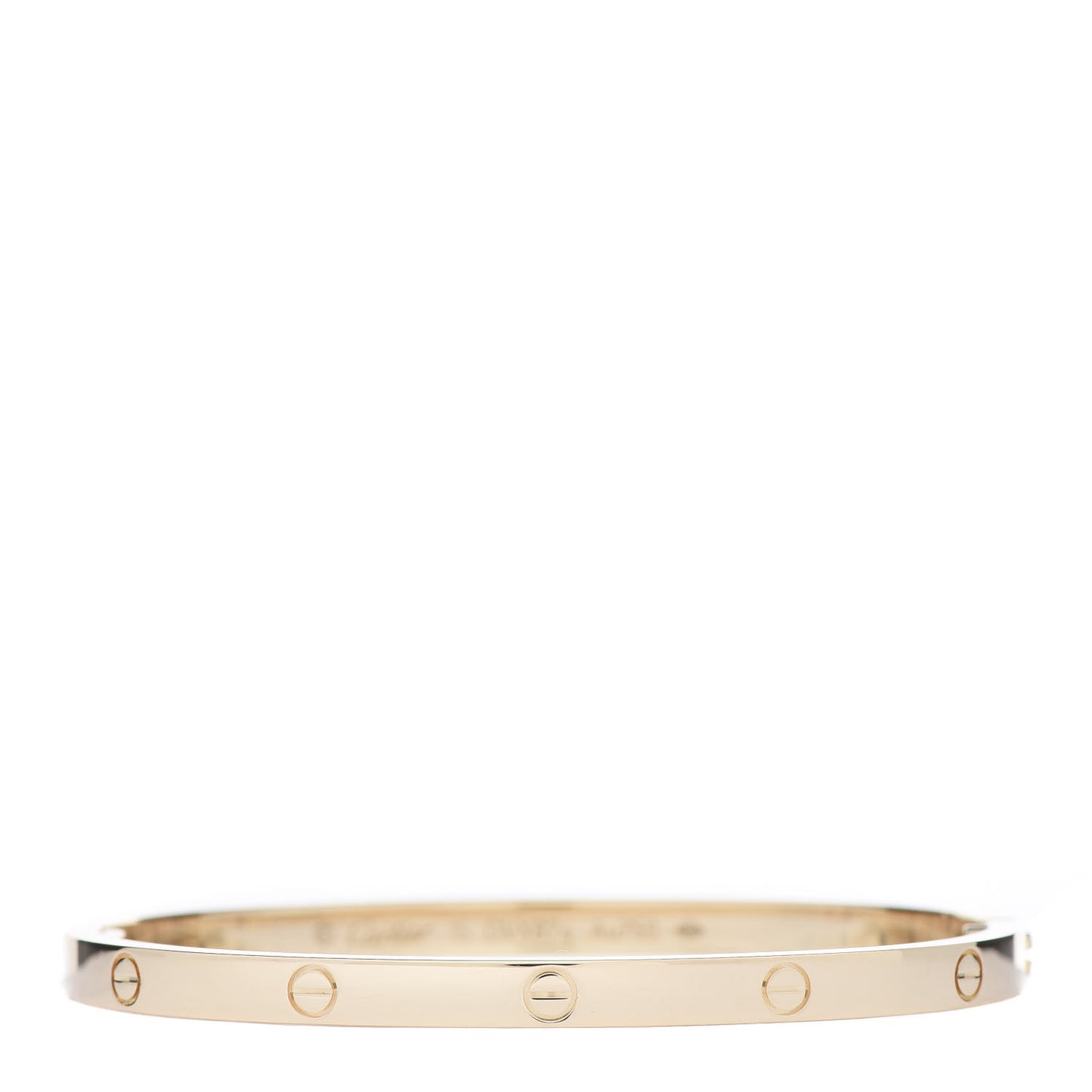 18K Yellow Gold Small LOVE Bracelet 15