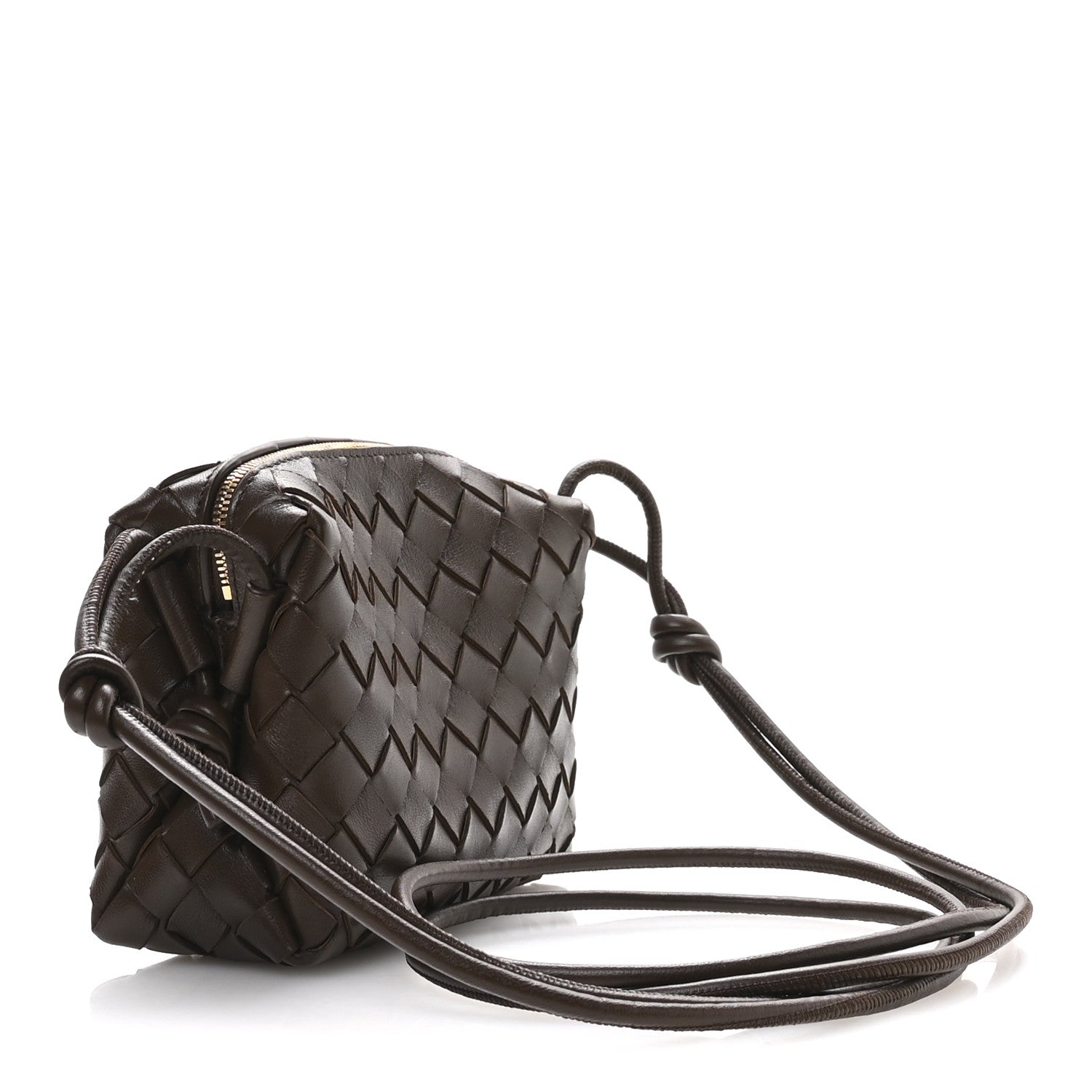 Bottega Veneta Nappa Intrecciato Mini Loop Camera Bag Light Brown 3 of 9