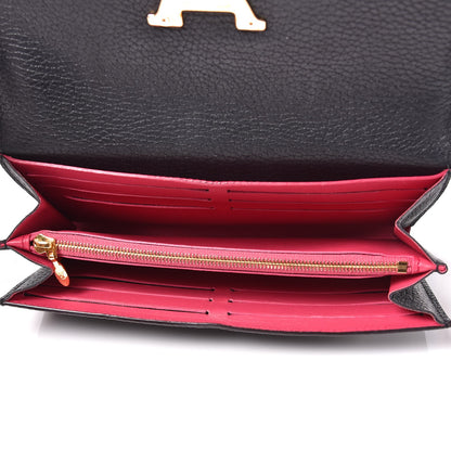 Louis Vuitton Taurillon Capucines Wallet Black 6 of 9