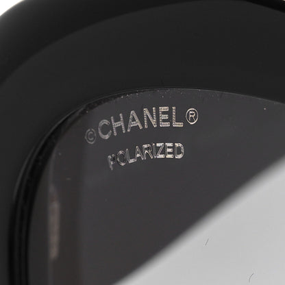 Chanel Acetate Polarized Oval CC Sunglasses 5469-B-A Black 7 of 8