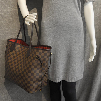 Louis Vuitton Damier Ebene Neverfull MM 3 of 9