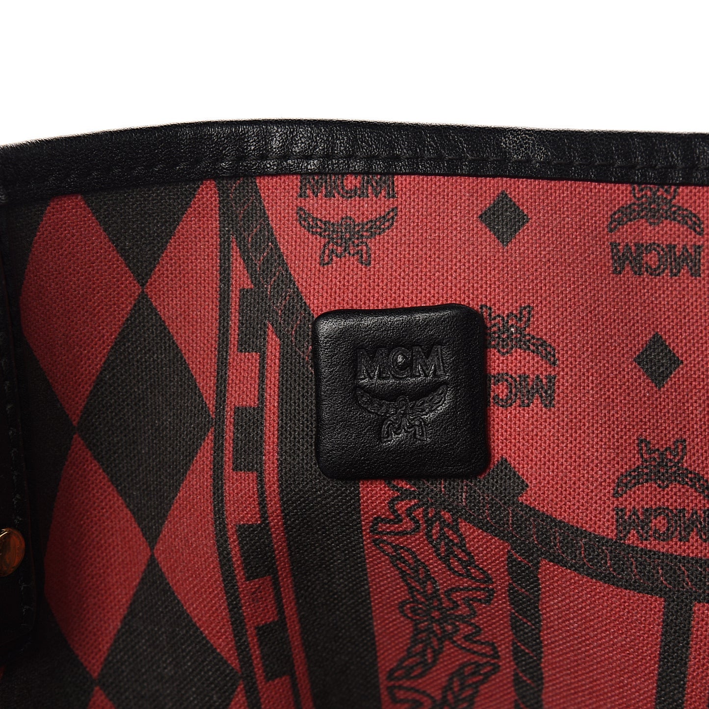 Visetos Medium Project Reversible Shopper Tote Cognac