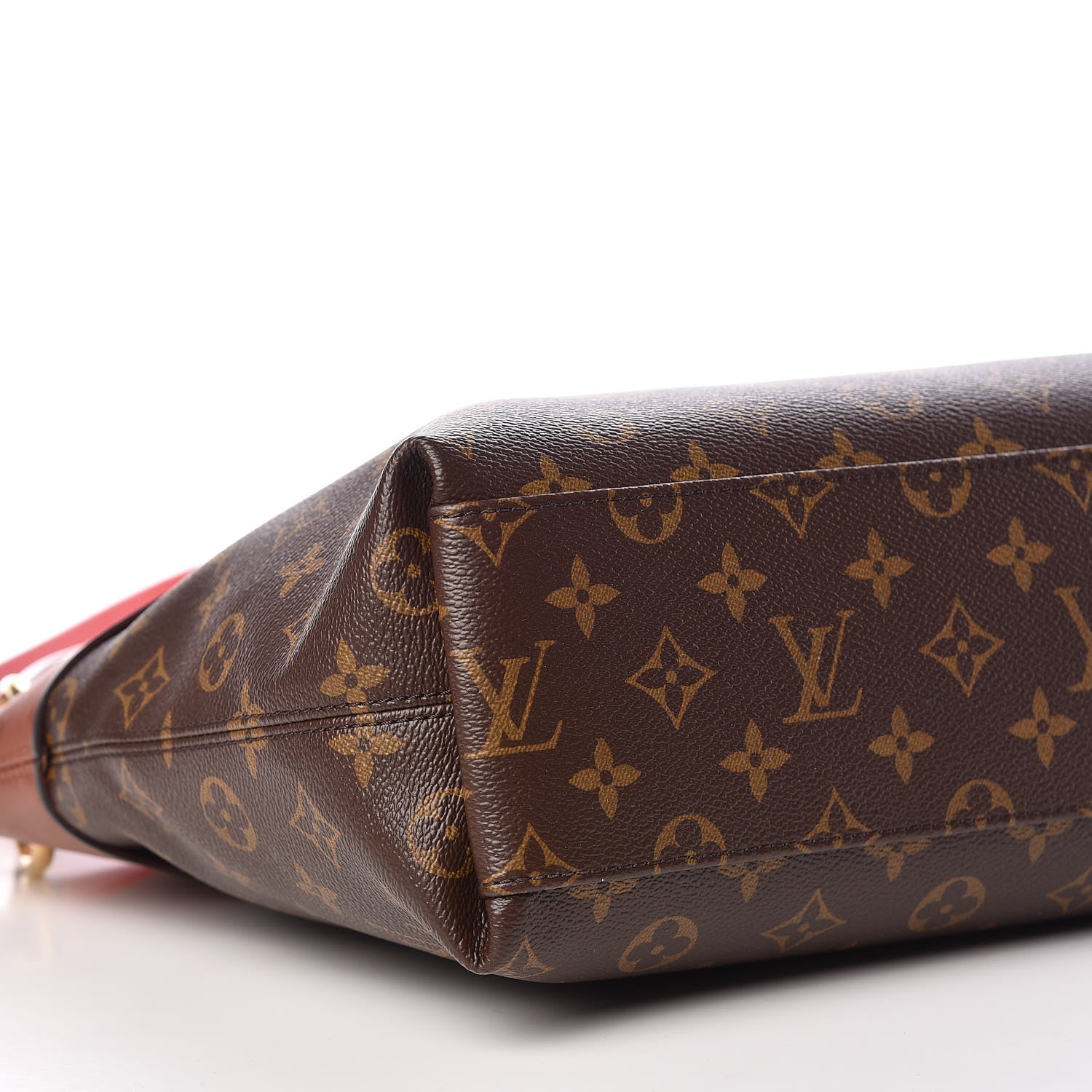 Louis Vuitton Monogram Tuileries Besace Caramel Rouge 6 of 11