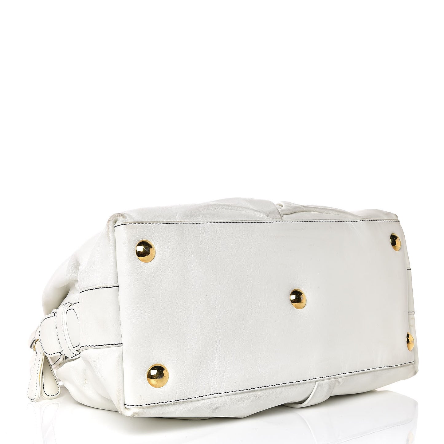 Woven Couture Bag White
