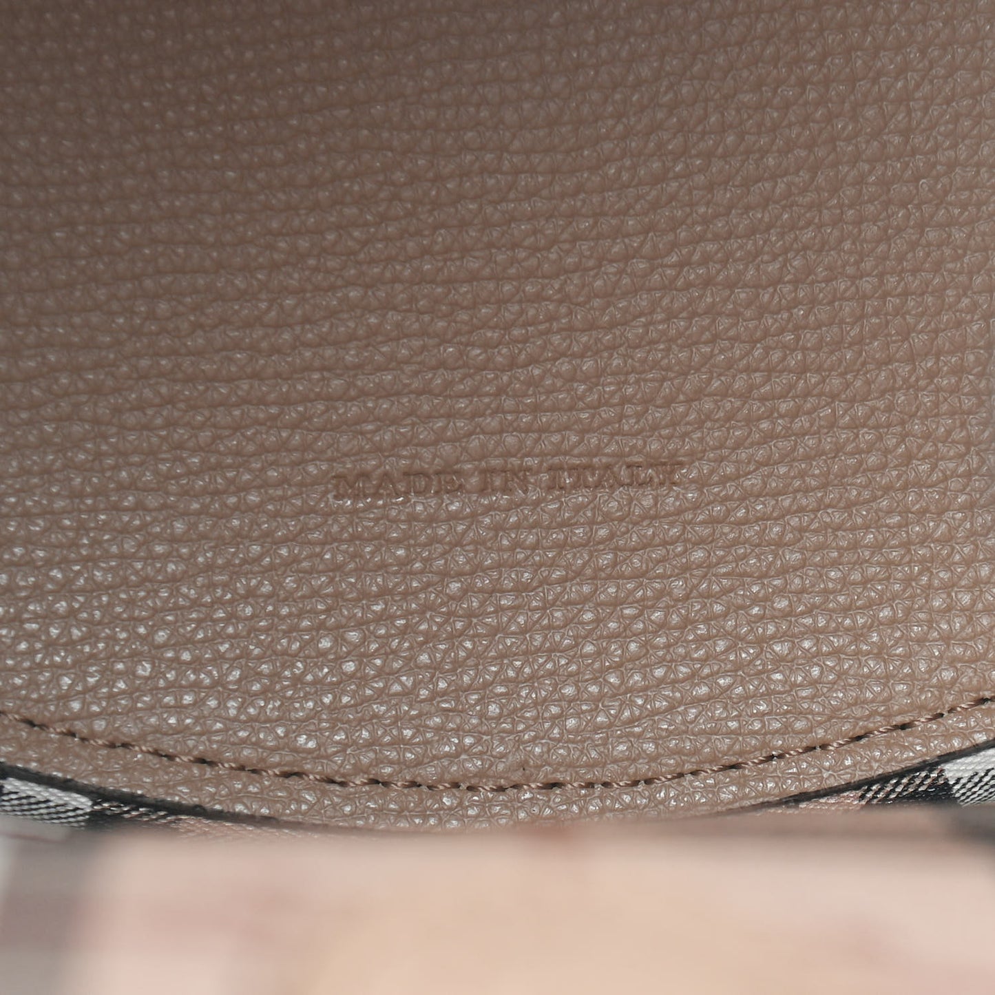 Calfskin Small Lorne Bucket Crossbody Natural