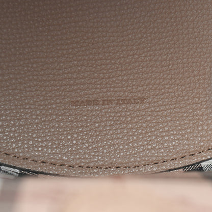 Burberry Calfskin Small Lorne Bucket Crossbody Natural 7 of 12