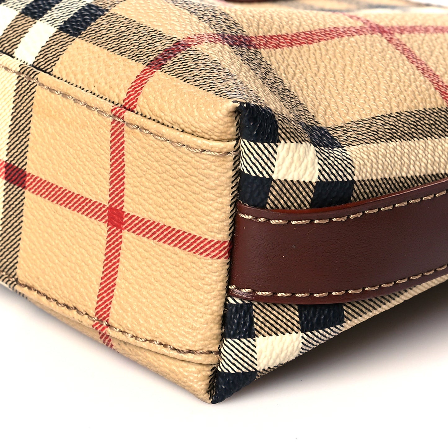 Haymarket Check Shoulder Bag Brown