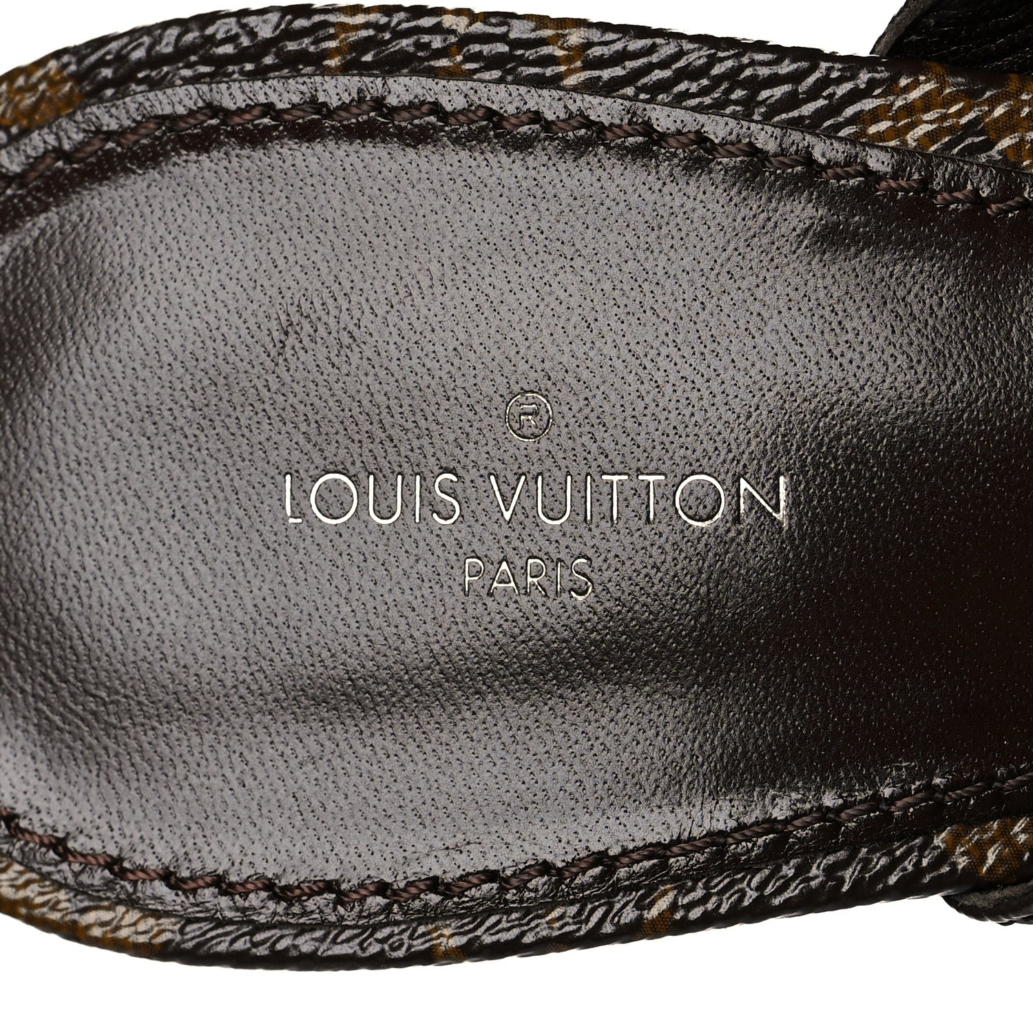 Louis Vuitton Patent Monogram Indiana Mule 40 Cacao Brown 6 of 9
