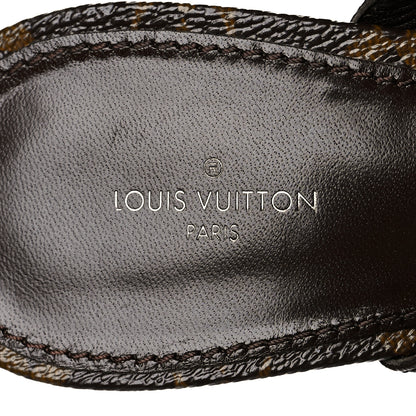 Louis Vuitton Patent Monogram Indiana Mule 40 Cacao Brown 6 of 9