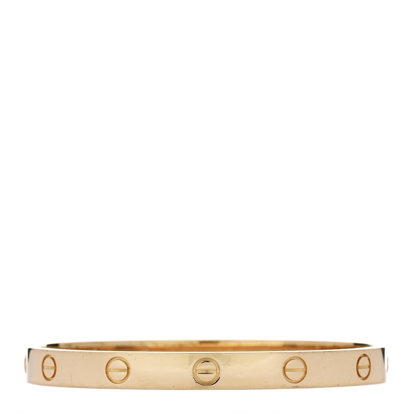 18K Yellow Gold LOVE Bracelet 17