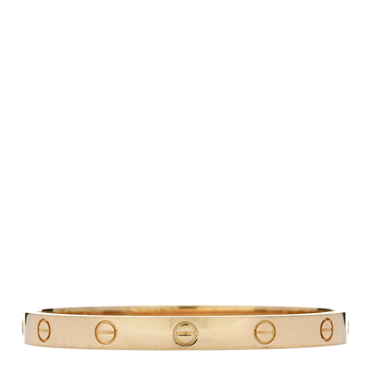 Cartier 18K Yellow Gold LOVE Bracelet 17 1 of 9