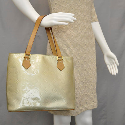 Louis Vuitton Vernis Houston Silver 2 of 9