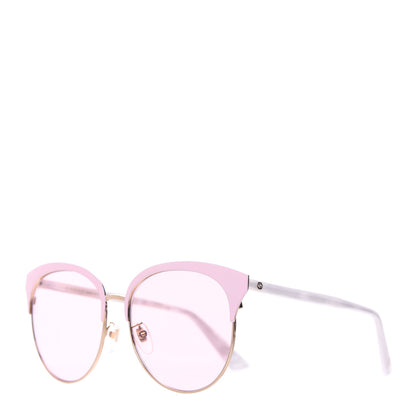 Gucci Round Metal GG0246SA Sunglasses Light Pink 1 of 8