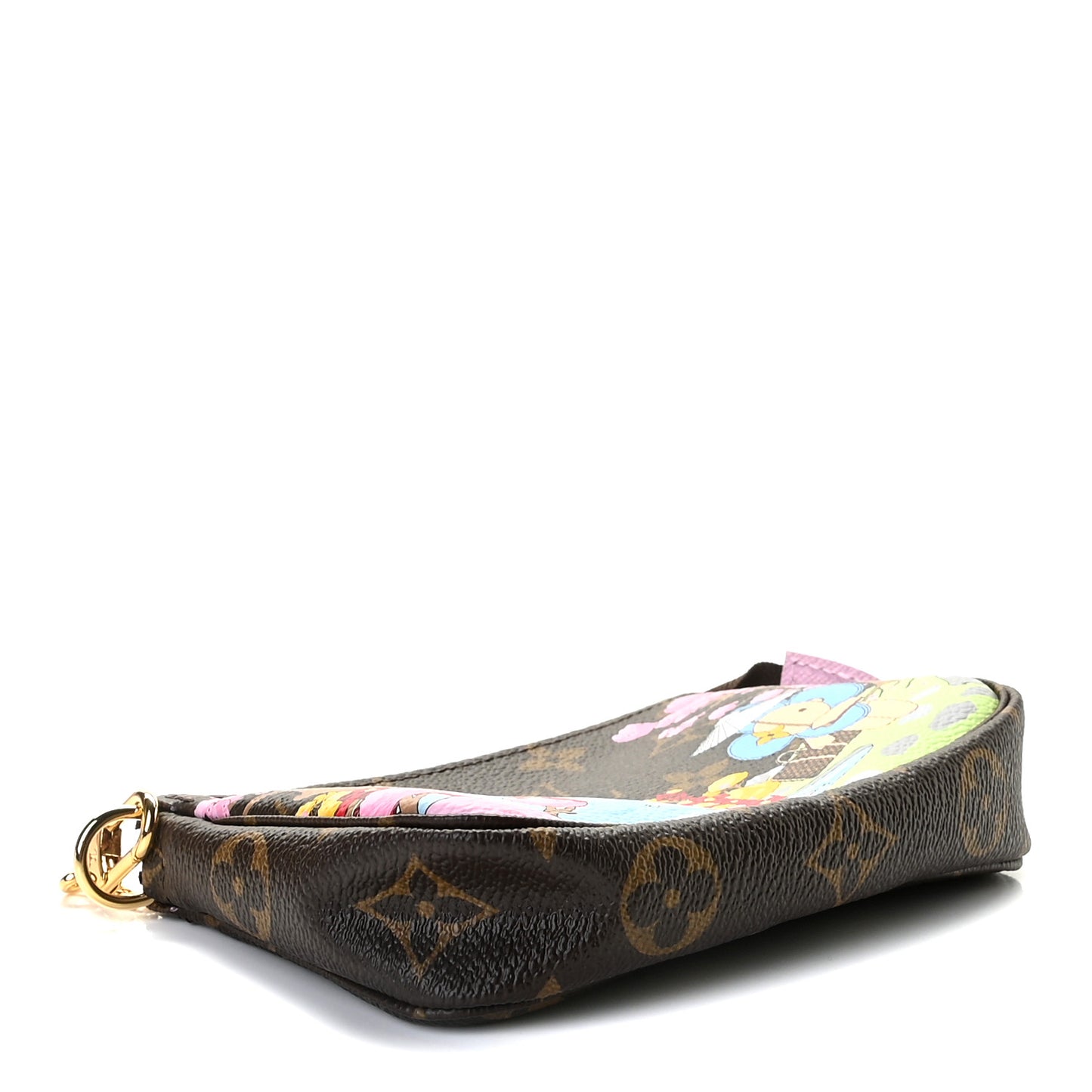 Monogram 2021 Christmas Animation Japanese Garden Mini Pochette Accessories Wisteria Pink