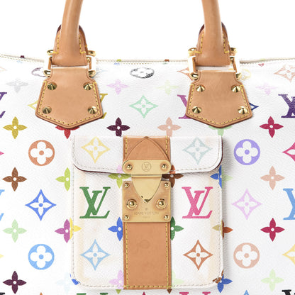 Louis Vuitton Monogram Multicolor Speedy 30 White 9 of 9