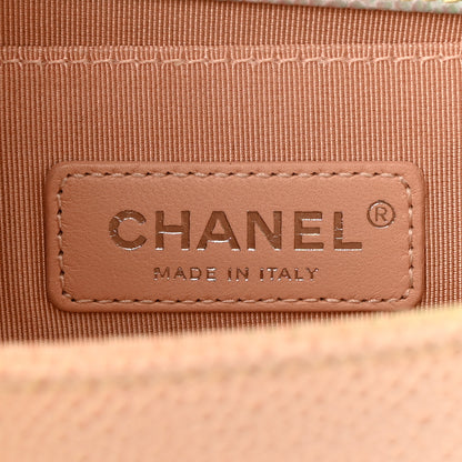 Chanel Caviar Quilted Medium Cuba Rainbow Boy Flap Pink Multicolor 6 of 10