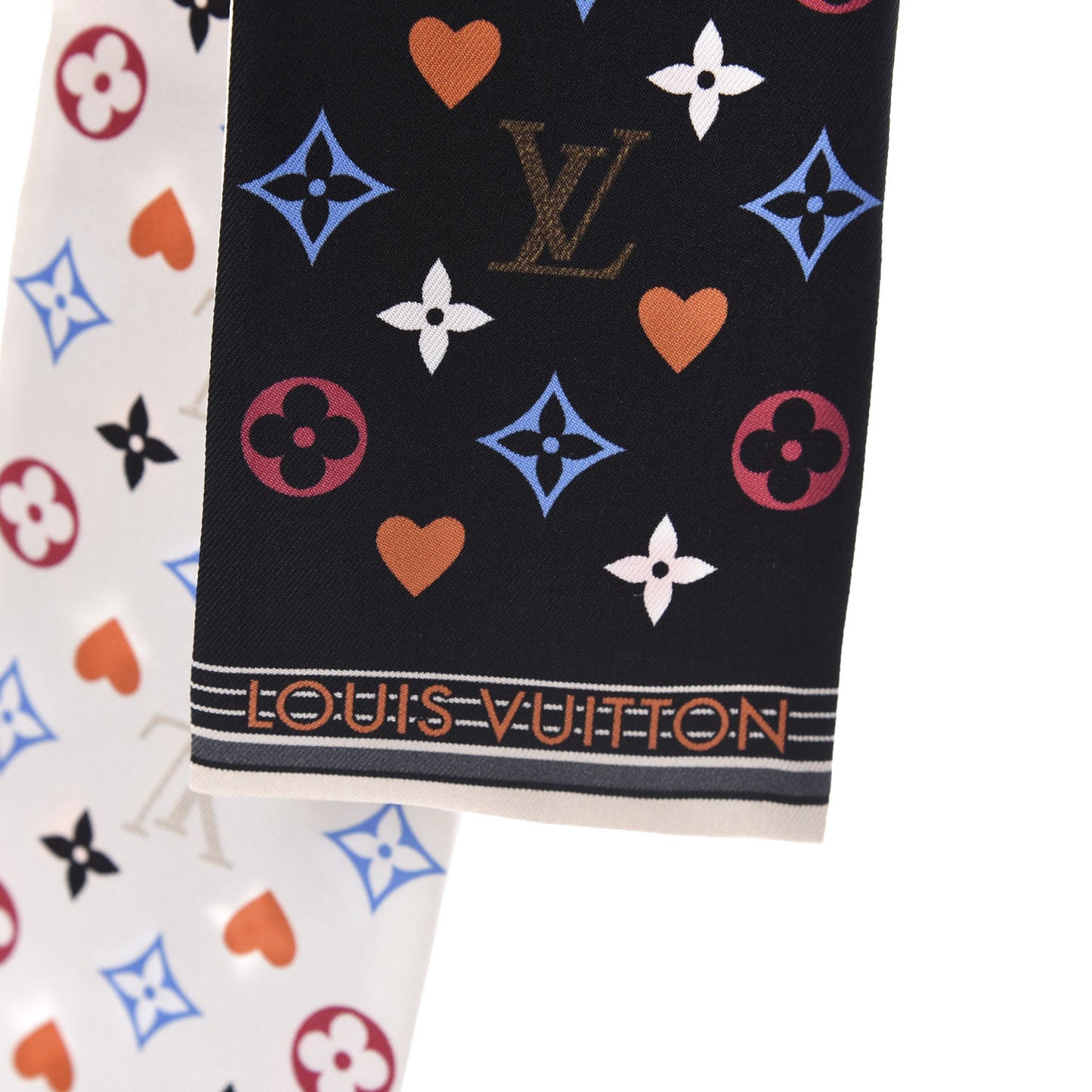 Silk Game On Bandeau Black White