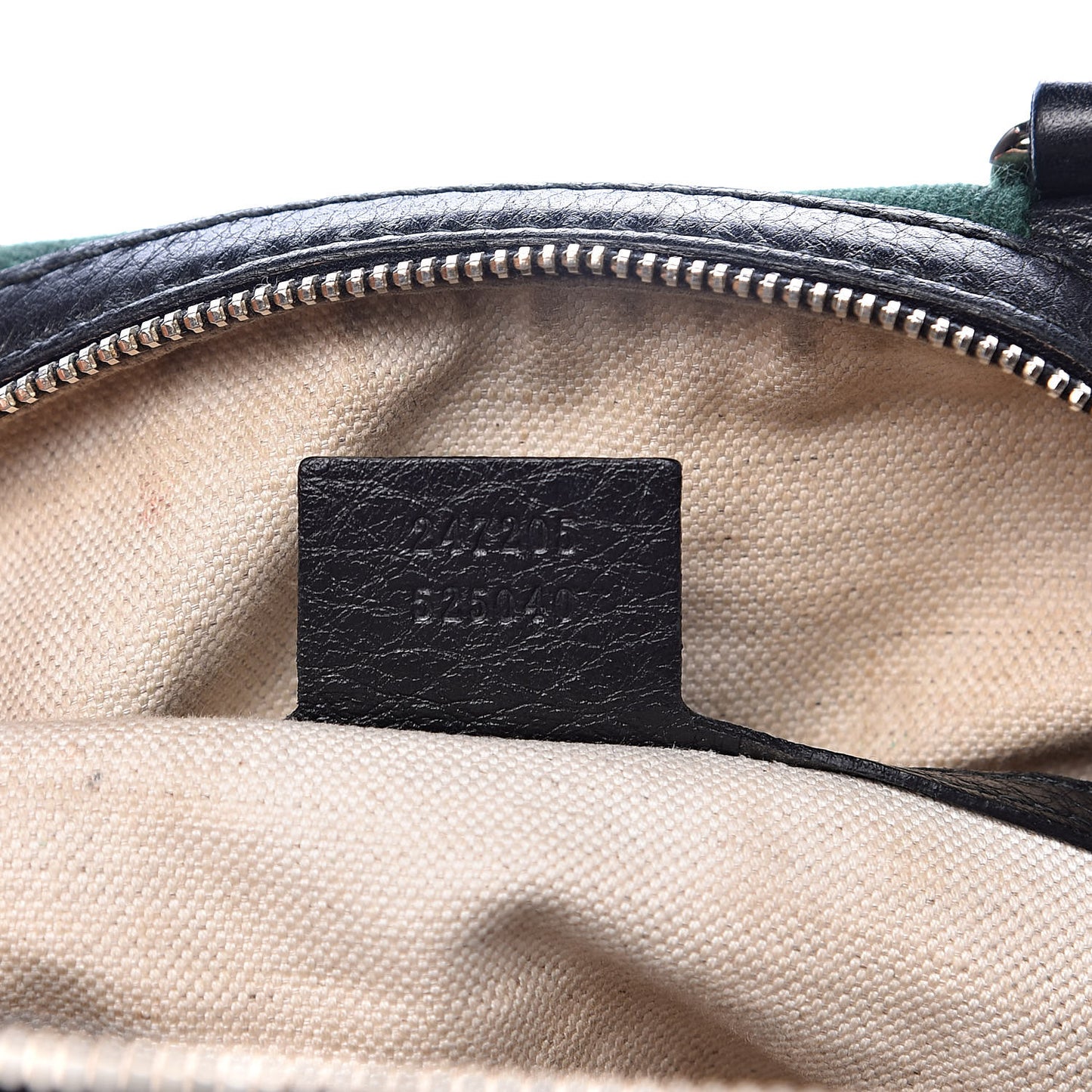 Calfskin Vintage Web Medium Boston Black
