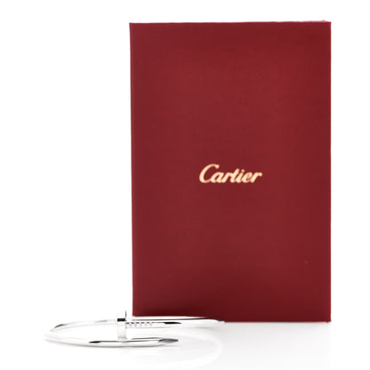 Cartier 18K White Gold Juste Un Clou Bracelet 19 4 of 4