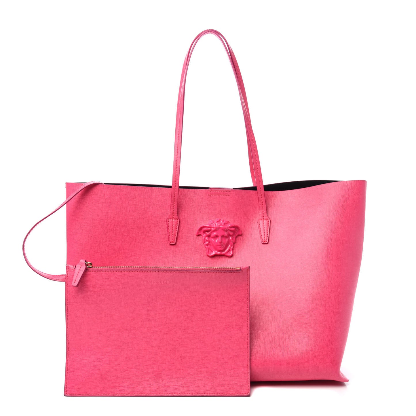 Saffiano Palazzo Medusa Tote Pink